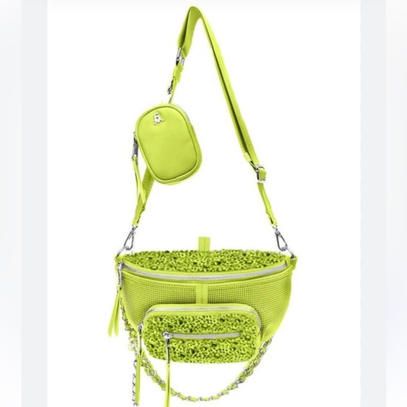 Steve Madden Lime Green Belt Bag - Picture 1 of 5